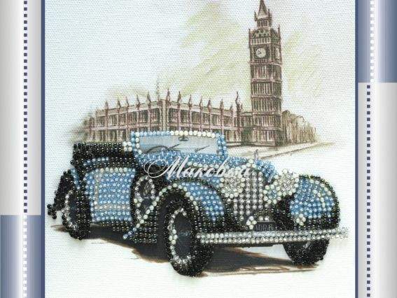 Вышивка бісером ретро-авто ADR Bergmeister АМ-060, Абрис Арт