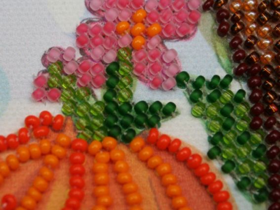 Набор для вышивания бисером На ветке,  АМ-076, Абрис Арт