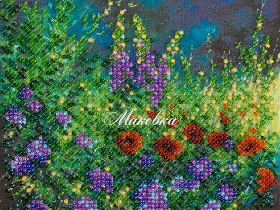 Вышивка бісером АМ-172 Дикое поле, Абрис Арт