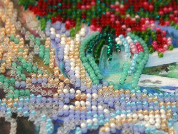 Набір для вишивання бісером АМ-177 Море за вікном, Абрис Арт