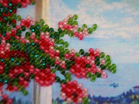 Набір для вишивання бісером АМ-177 Море за вікном, Абрис Арт