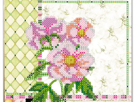 Набор для вышивания бисером АМ-179 Шебби-шик, Абрис Арт