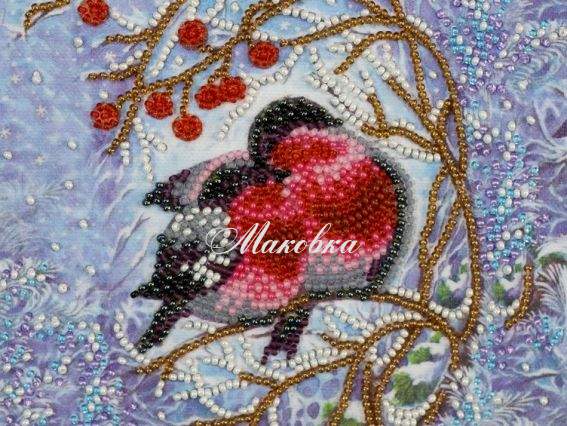 Вышивка бісером АМ-183 Тепло вдвоём, Абрис Арт Вышивка бісером АМ-183 Тепло вдвоём, Абрис Арт