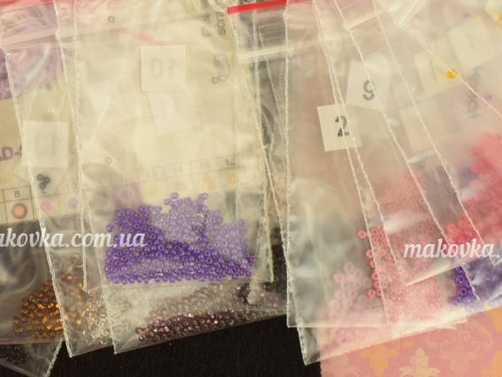 Набір для вишивання AD-007, Набір-прикраса Ірис, Абріс Арт