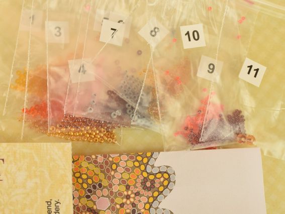 Набор для вишивання Прикраса брошка AD-017 Дубовий листочок, Абріс Арт