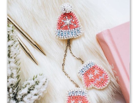 Набор для вишивання Прикраса AD-028 Морозець, Абріс Арт