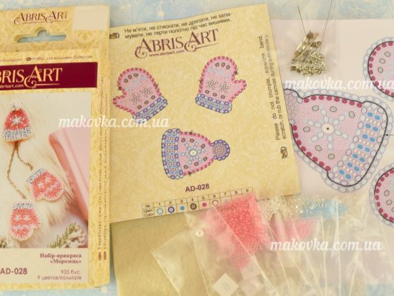 Набор для вишивання Прикраса AD-028 Морозець, Абріс Арт