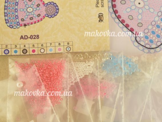 Набор для вишивання Прикраса AD-028 Морозець, Абріс Арт