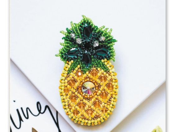 Набор для вишивання Прикраса AD-029  Ананас , Абріс Арт