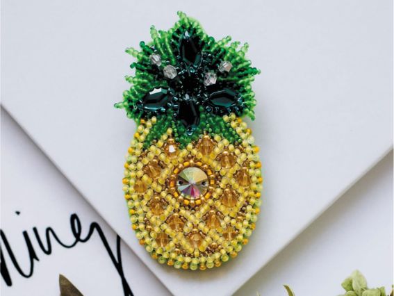 Набор для вишивання Прикраса AD-029  Ананас , Абріс Арт