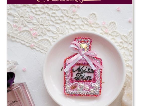 Набір для вишивання Прикраса брошка AD-037 Місс Діор, Абріс Арт