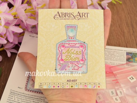 Набір для вишивання Прикраса брошка AD-037 Місс Діор, Абріс Арт