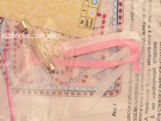 Набір для вишивання Прикраса брошка AD-037 Місс Діор, Абріс Арт