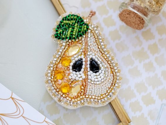 Набір для вишивання Прикраса брошка AD-047 Дюшес, Абріс Арт