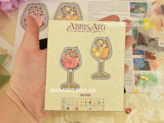 Набір для вишивання Прикраса брошь AD-053 Іскристе , Абріс Арт
