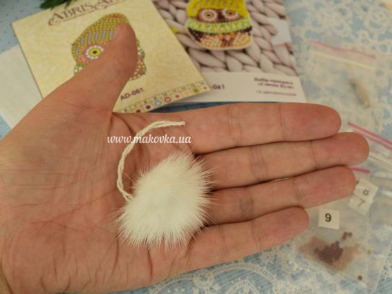 Набір для вишивання Прикраса брошка AD-061 Совеня Кузя, Абріс Арт