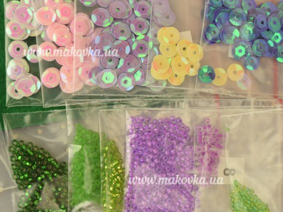 Набір для вишивання Прикраса брошка AD-065 Прекрасна гортензія, Абріс Арт