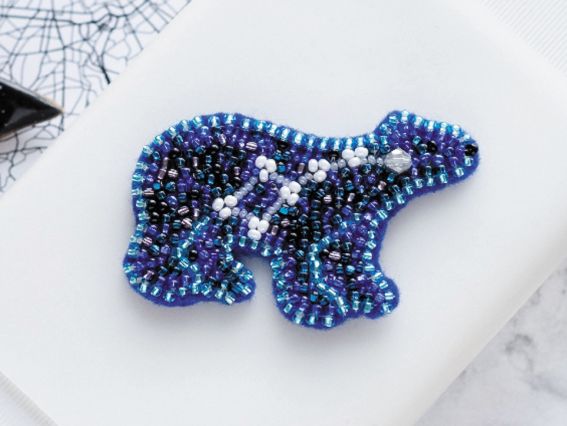 Набір для вишивання Прикраса брошка AD-068 Мала Ведмедиця, Абріс Арт