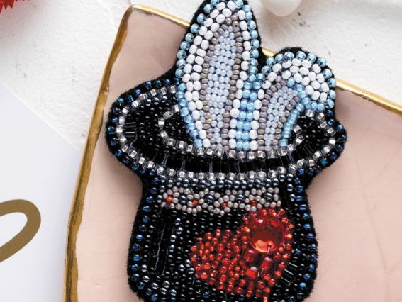 Набір для вишивання Прикраса брошь AD-069 Фокус , Абріс Арт