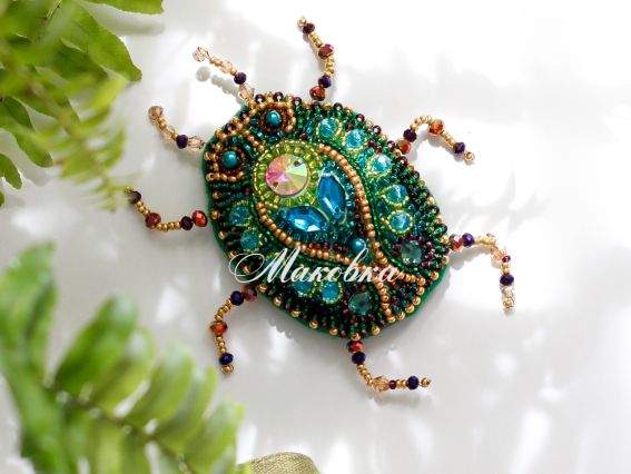 Брошь AD-082 Мау-сит-сит, Абріс Арт Набір для вишивання бісером прикраси