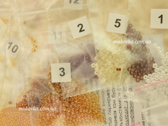  Набір для вишивання бісером Собачка патерихолст, AD-104, Абрис Арт