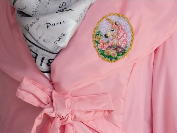 Набір для вишивання прикраса Патерихолст, AD-108 Чудовий звір, бісер. Абрис Арт