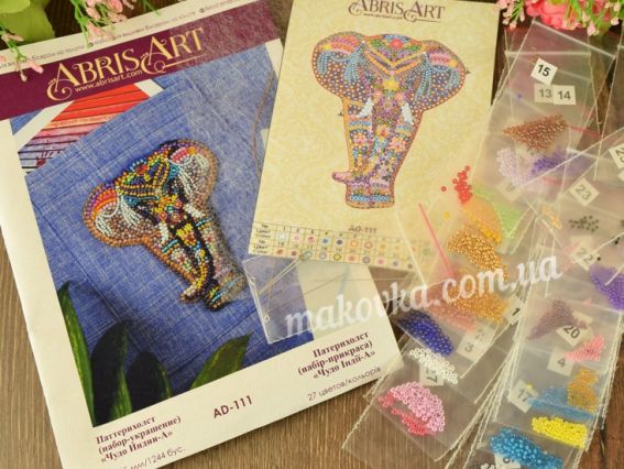 Прикраса для одягу Патерихолст, AD-111 Чудо Індії-А Абріс Арт Набір для вишивання 