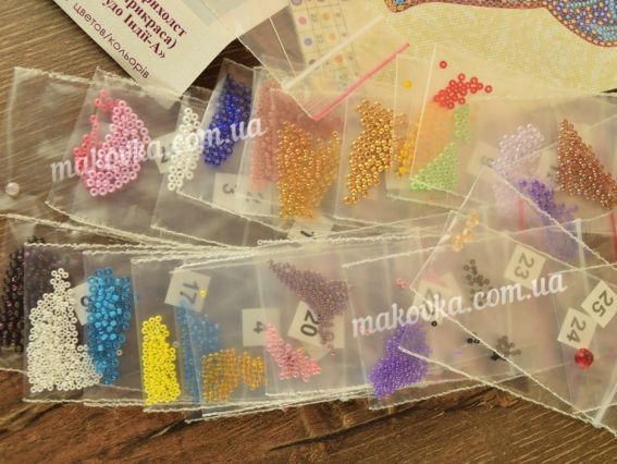 Прикраса для одягу Патерихолст, AD-111 Чудо Індії-А Абріс Арт Набір для вишивання 