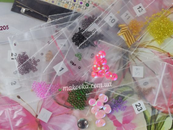 Набор для вышивания украшение брошь AD-205 Велосипедик, Абрис Арт 