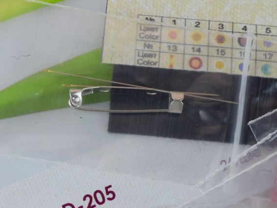 Набор для вышивания украшение брошь AD-205 Велосипедик, Абрис Арт 