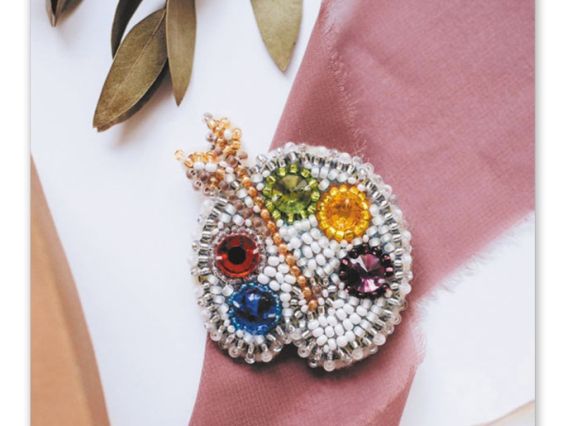 Набор для вишивання Прикраса AD-023 Палітра Абріс Арт