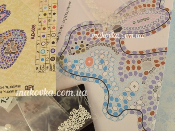 Набор для вишивання Прикраса брошка  AD-026 Зайча Абріс Арт