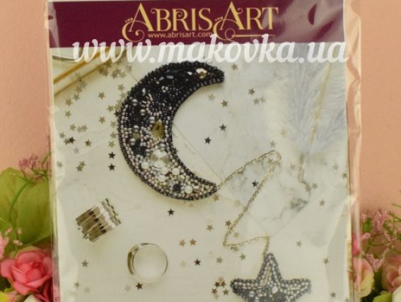 Набір для вишивання Прикраса брошь AD-072 Місяць, Абріс Арт