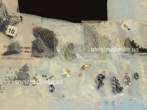 Набір для вишивання Прикраса брошь AD-072 Місяць, Абріс Арт