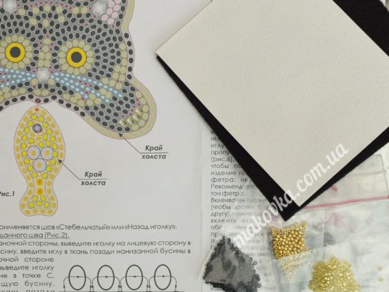 Набір для вишивання Прикраса брошь AD-215 Хороший улов, Абріс Арт