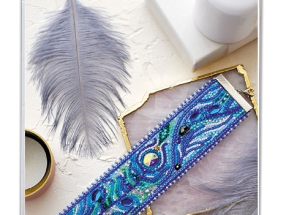 Набір для вишивання браслет ADB-001 Перистий дотик Абрис Арт