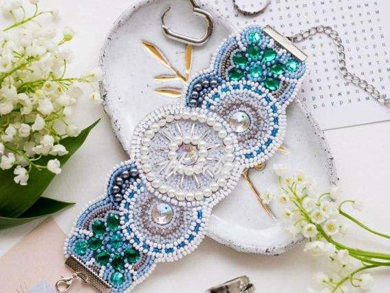 Браслет ADB-006 Арабеск, Абріс Арт Набір для вишивання Браслет ADB-006 Арабеск, Абріс Арт Набір для вишивання