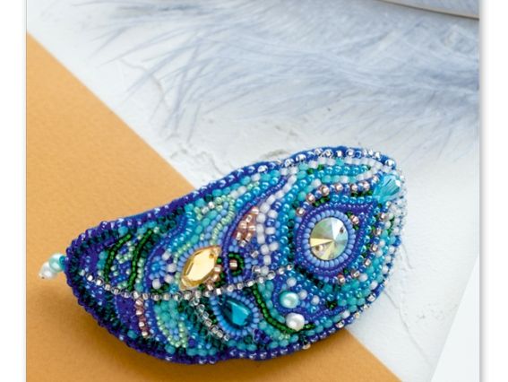 Набір для вишивання Прикраса для волосся , заколка ADH-002 Помах, Абріс Арт