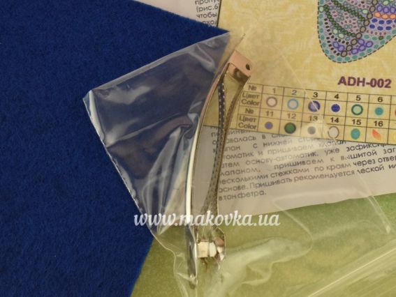 Набір для вишивання Прикраса для волосся , заколка ADH-002 Помах, Абріс Арт