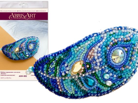 Шпилька ADH-002 Змах, Абріс Арт набір для вишивання бісером Шпилька ADH-002 Змах, Абріс Арт набір для вишивання бісером