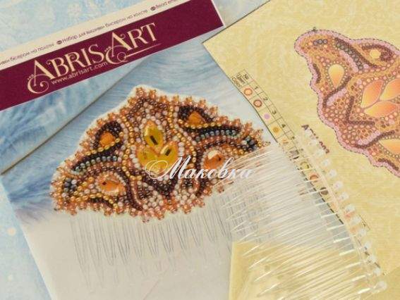 Гребінець ADH-003 Скандинавський мотив, Абріс Арт набір для вишивання бісером Гребінець ADH-003 Скандинавський мотив, Абріс Арт набір для вишивання бісером