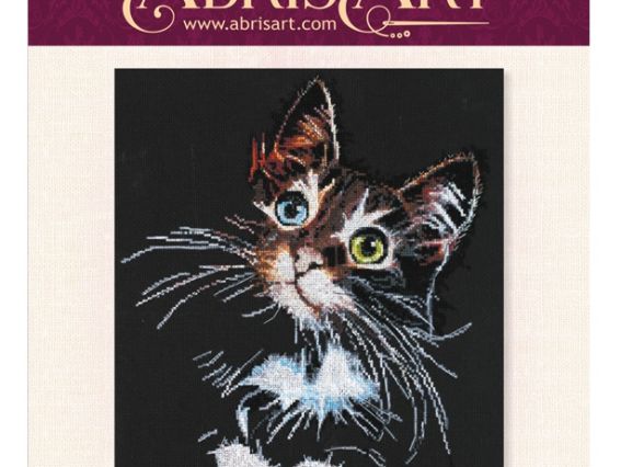 Вишивка хрестом, Абріс Арт AH-062 Пухнастик