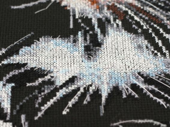 Вишивка хрестом, Абріс Арт AH-062 Пухнастик