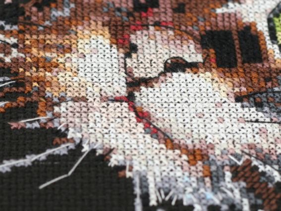 Вишивка хрестом, Абріс Арт AH-062 Пухнастик