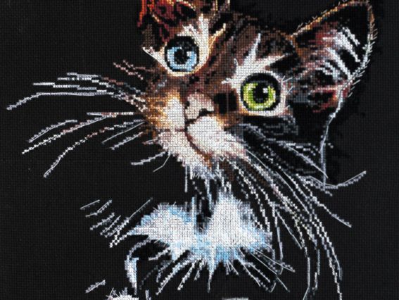 AH-062 Пухнастик Абрис Арт набір для вишивання хрестом AH-062 Пухнастик Абрис Арт набір для вишивання хрестом