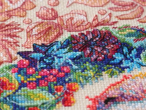 Вишивка хрестом, Абріс Арт AH-076 Ягідний лапочка 