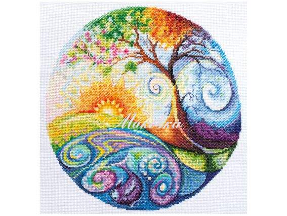 AH-134 Перша зоря, Абріс Арт вишивка нитками  AH-134 Перша зоря, Абріс Арт вишивка нитками 