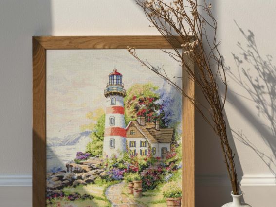 Набір для вишивання нитками  хрестом, AH-166 Бухта надії,  Абріс Арт 