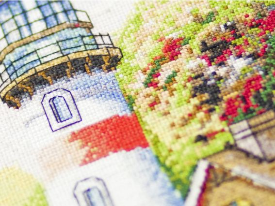 Набір для вишивання нитками  хрестом, AH-166 Бухта надії,  Абріс Арт 