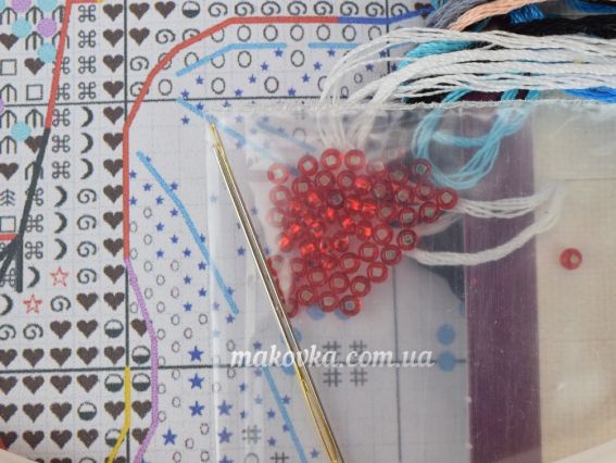 Сніговий янгол AHM-023 набір з пяльцями для вишивання хрестом, Абріс Арт